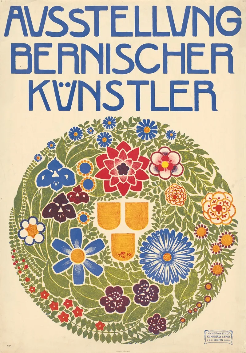 Ausstellung Bernischer Kunstler Wall Art by Plinio Colombi - High-Resolution Digital Print