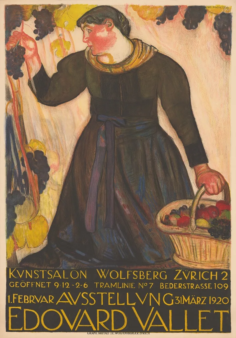 Ausstellung Edouard Vallet Kunstsalon Wolfensberg Zurich 2