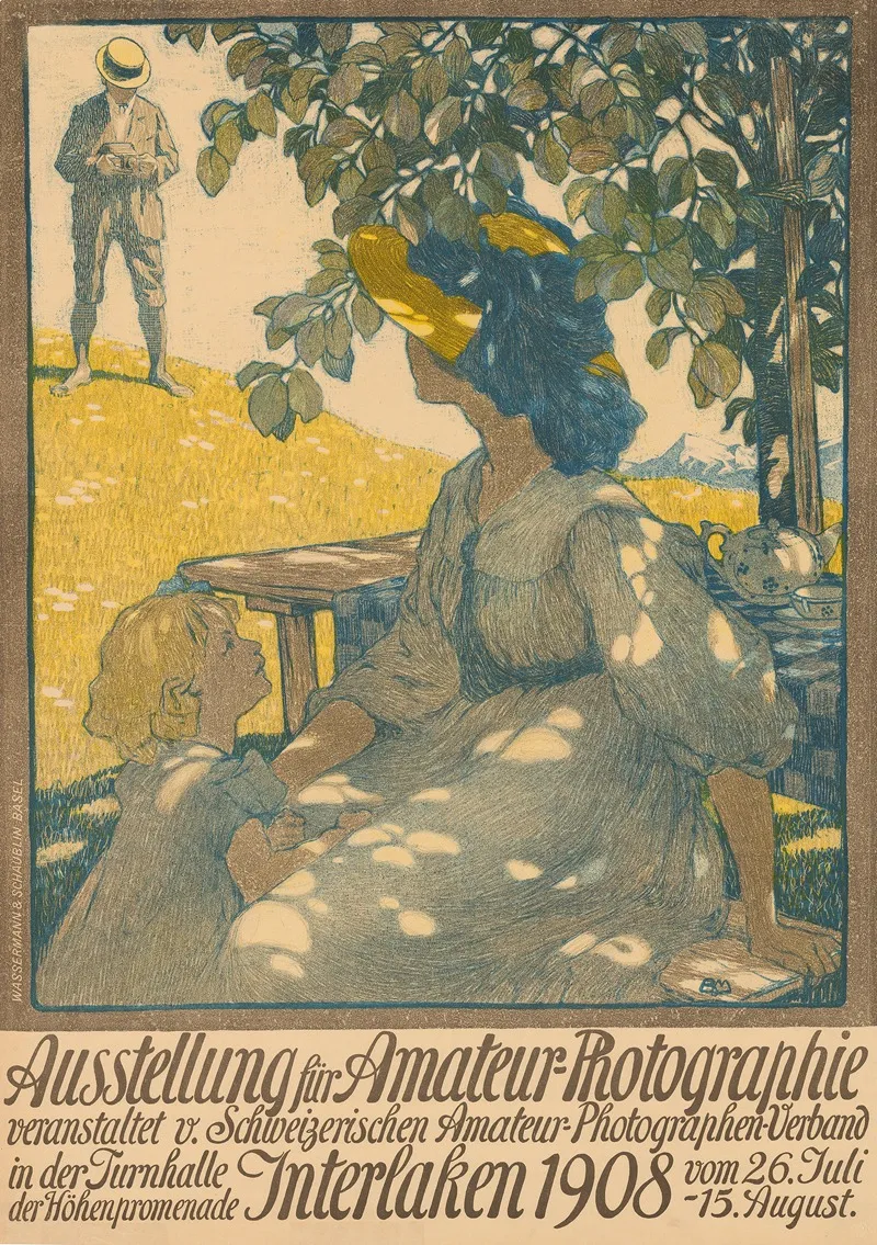 Ausstellung Fur Amateur Photographie Interlaken 1908 Wall Art by Burkhard Mangold - High-Resolution Digital Print