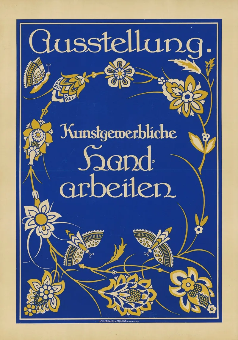 Ausstellung Kunstgewerbliche Handarbeiten 2 Wall Art by Hollerbaum &amp; Schmidt - High-Resolution Digital Print