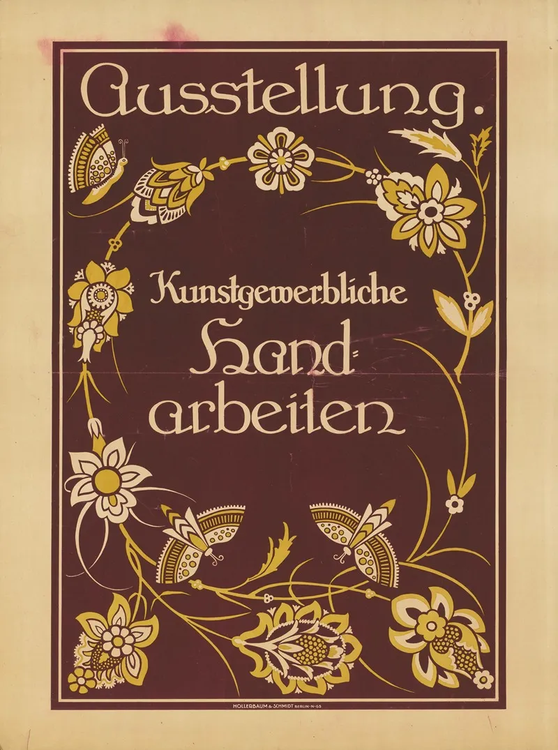 Ausstellung Kunstgewerbliche Handarbeiten Wall Art by Hollerbaum & Schmidt - High-Resolution Digital Print