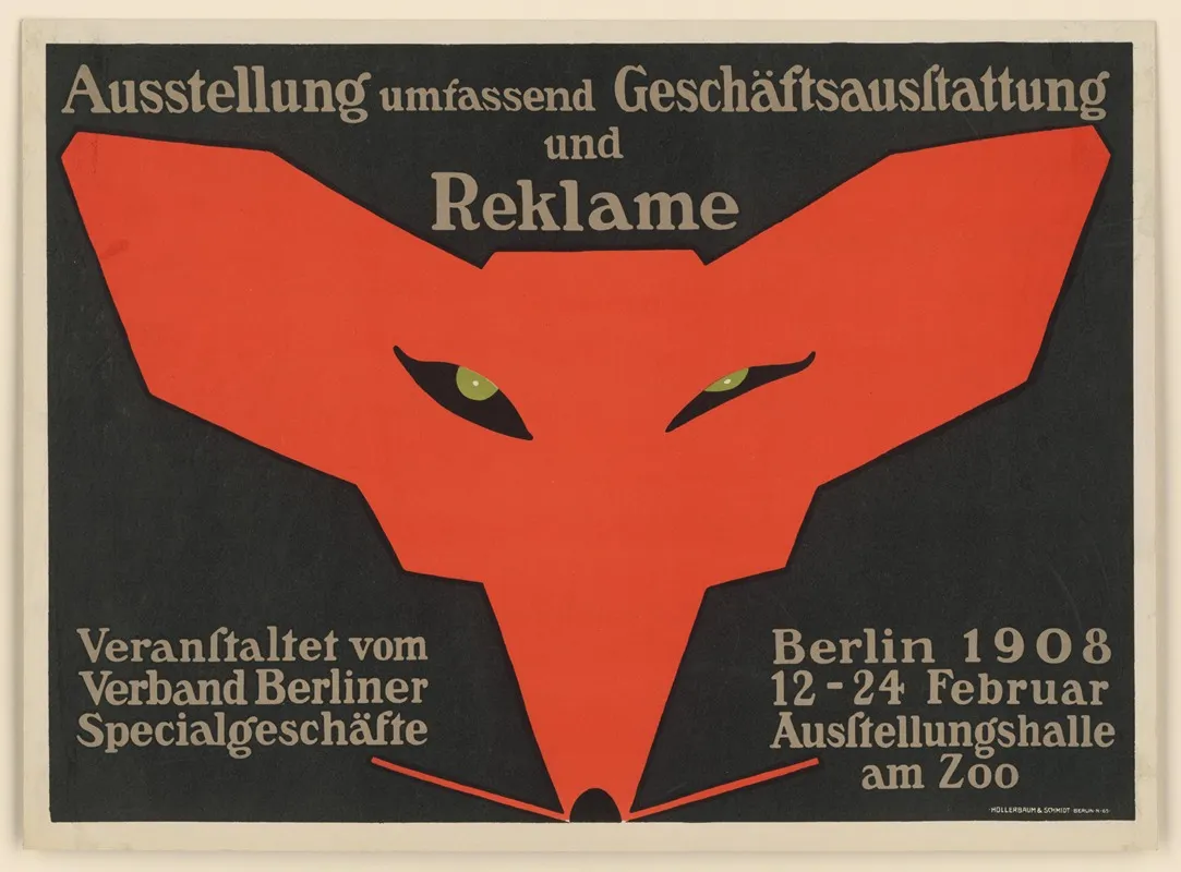 Ausstellung Umfassend Geschaftsausstattung Und Reklame Wall Art by Julius Klinger - High-Resolution Digital Print