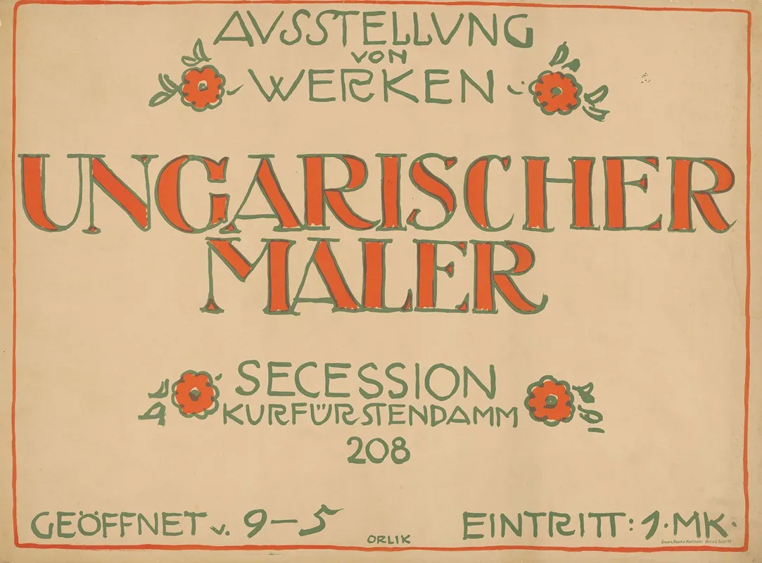 Ausstellung Von Werken Ungarischer Maler