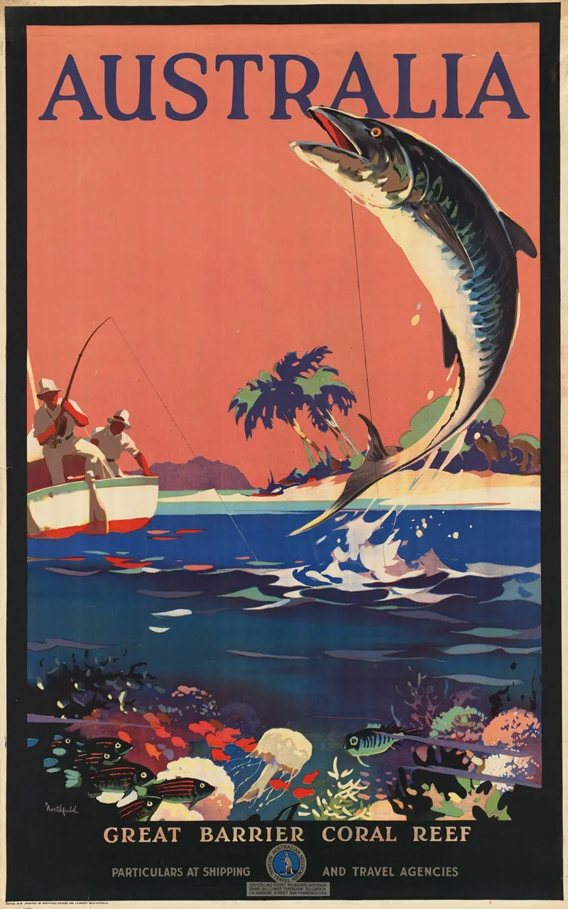Australia Great Barrier Coral Reef Wall Art by James Northfield - High-Resolution Digital Print