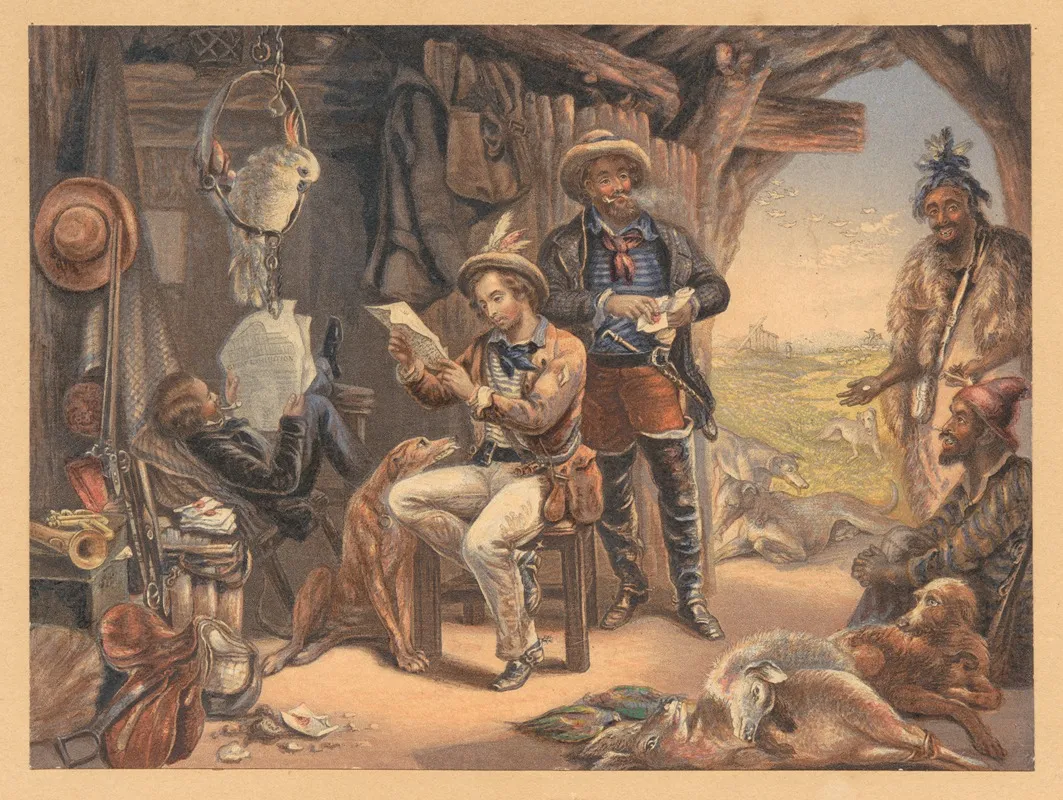 Australia News From Home Wall Art by Harden Sidney Melville - High-Resolution Digital Print
