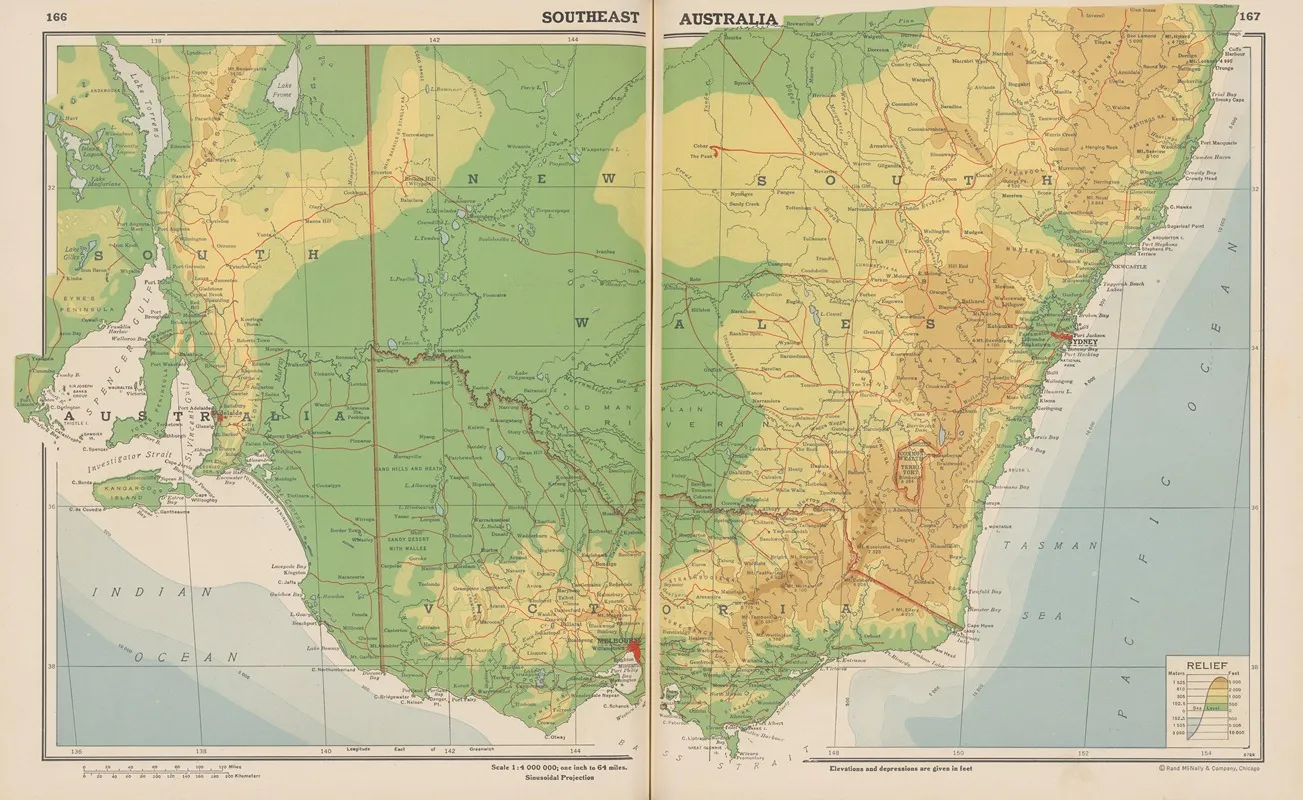 Australia Southeastern Wall Art by John Paul Goode - High-Resolution Digital Print