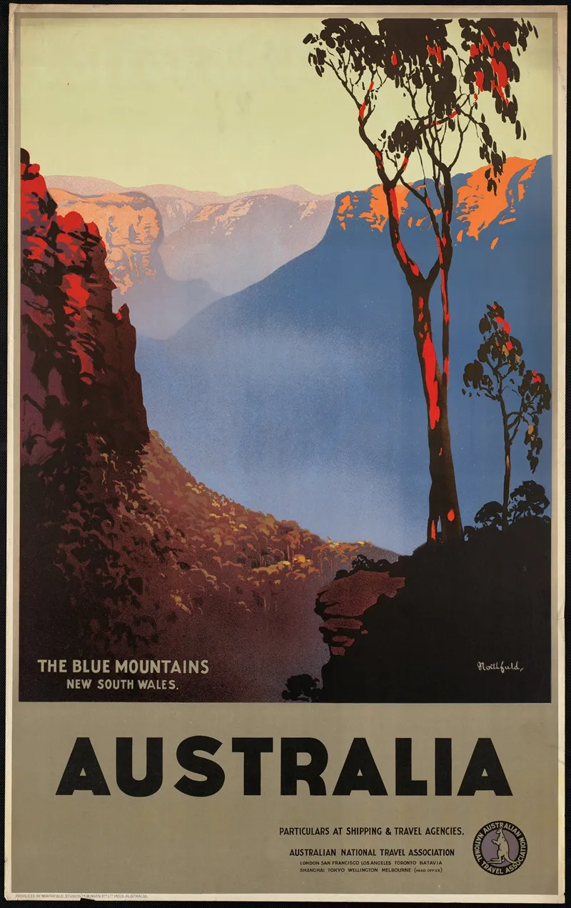 Australia The Blue Mountains New South Wales Wall Art by James Northfield - High-Resolution Digital Print