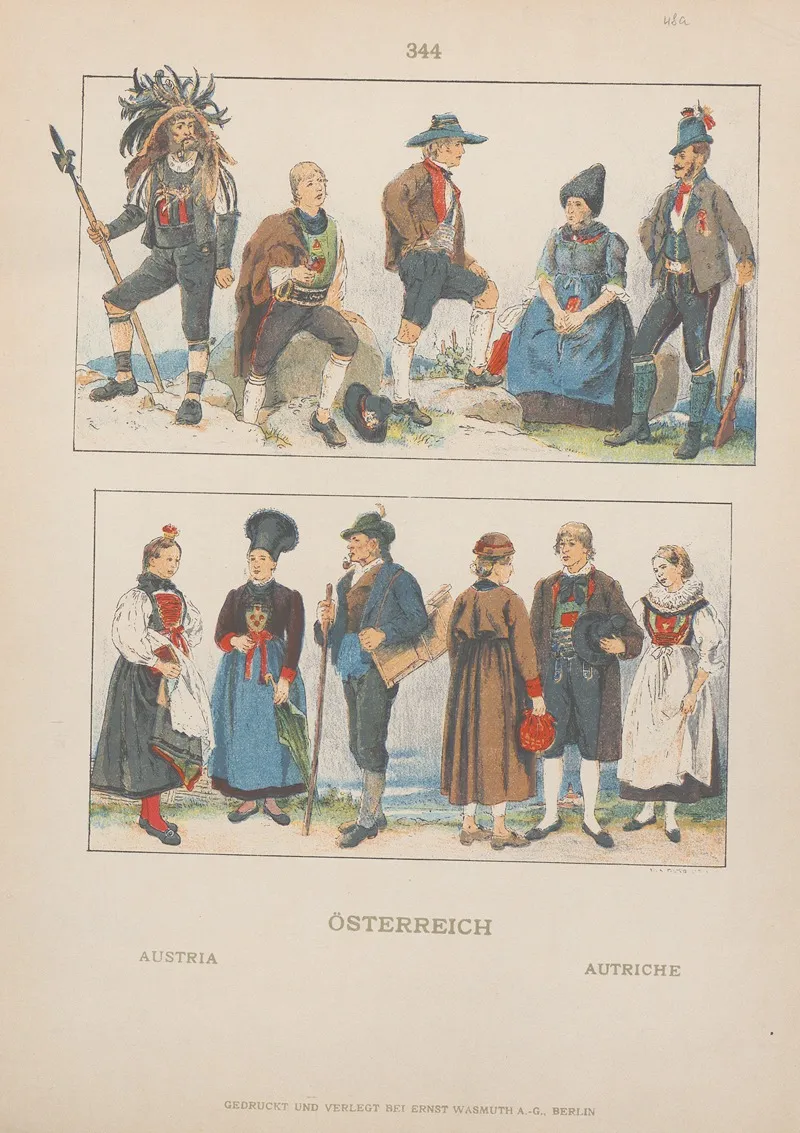 Austria 8 Wall Art by Adolf Rosenberg - High-Resolution Digital Print