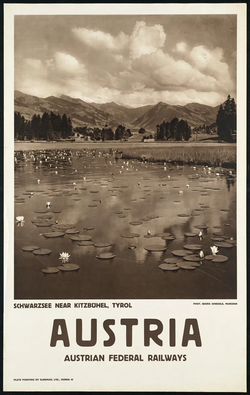 Austria Schwarzee Near Kitzbuhel Tyrol Wall Art by Georg Schedele - High-Resolution Digital Print