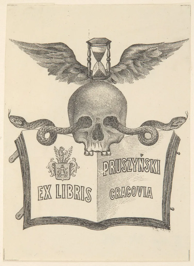 Autoekslibris Zenona Pruszynskiego 1875 1941 Wall Art by Zenon Pruszyński - High-Resolution Digital Print