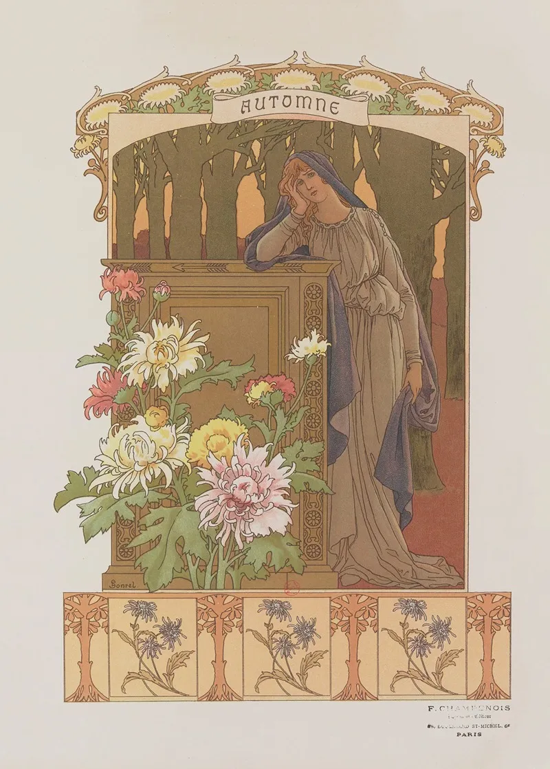 Automne Autumn Wall Art by Elisabeth Sonrel - High-Resolution Digital Print