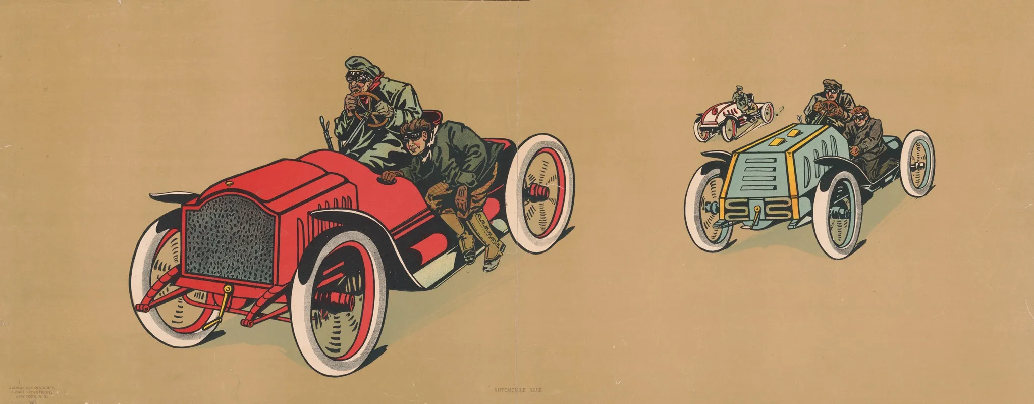 Automobile Race 2 Wall Art by George Markendorff - High-Resolution Digital Print