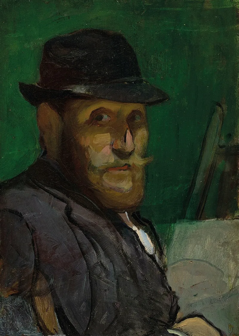 Autoportrait Au Chevalet 2
