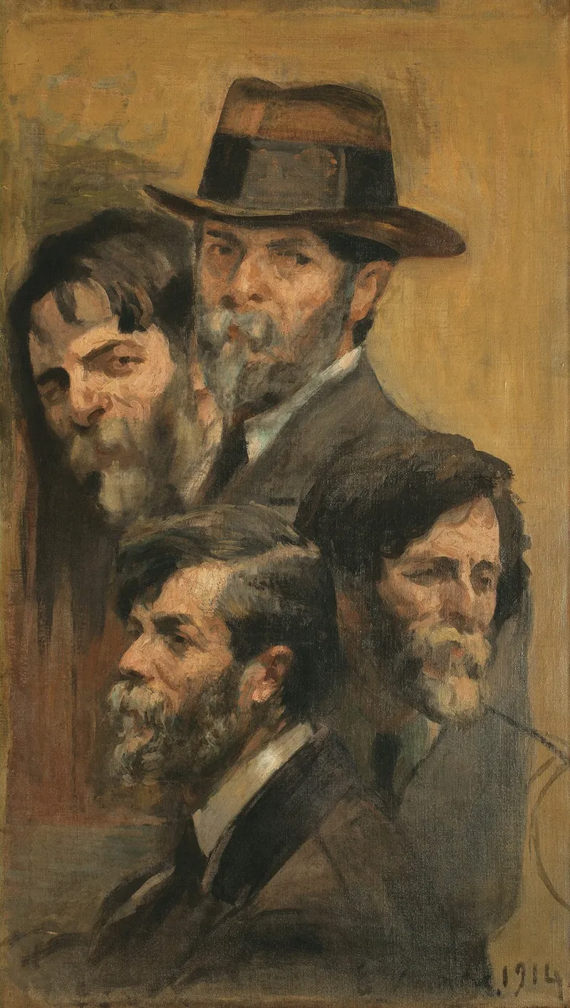 Autorretrato Em Quatro Posicoes