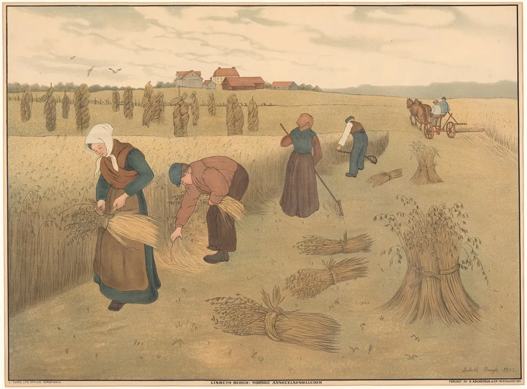 Autumn Harvest Wall Art by Lisbeth Bergh - High-Resolution Digital Print