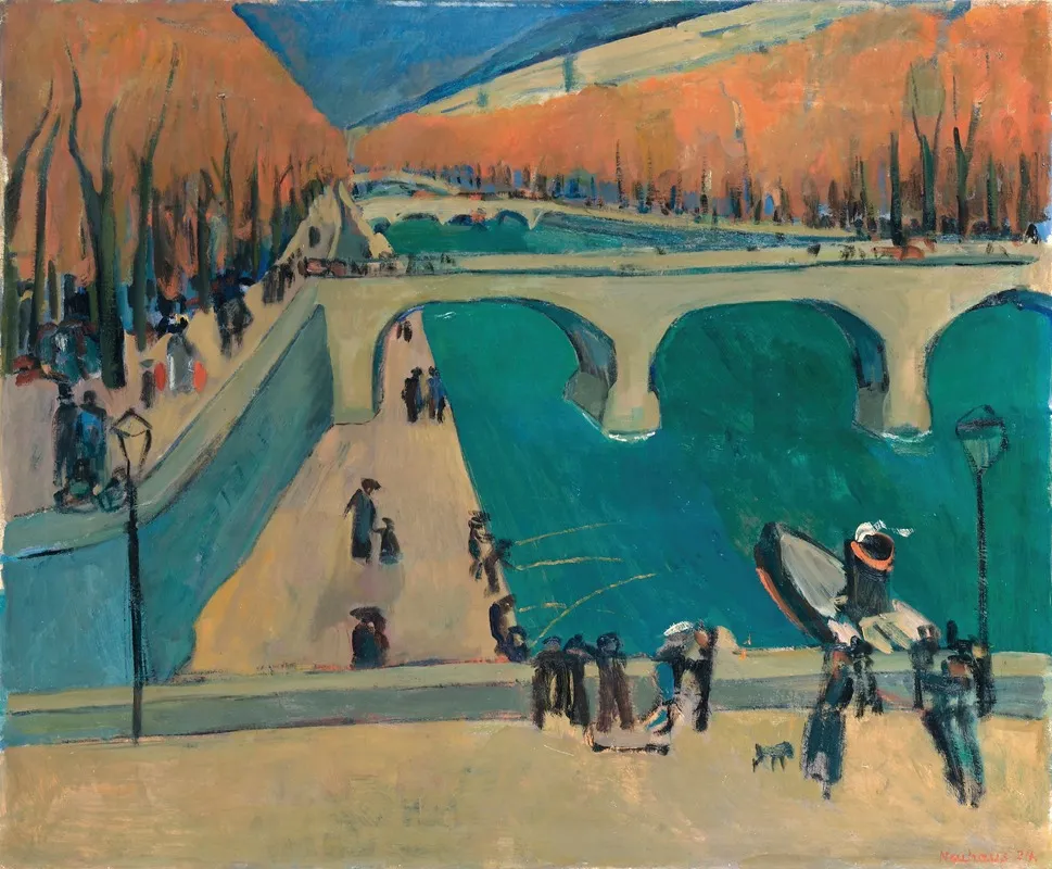 Autumn In Paris At The Strand Of The River Seine Wall Art by Werner Neuhaus - High-Resolution Digital Print