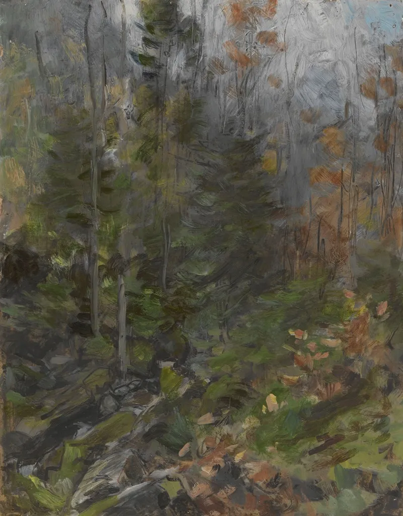 Autumn In The Vicinity Of Wrzosowka Wall Art by Johannes Graf - High-Resolution Digital Print