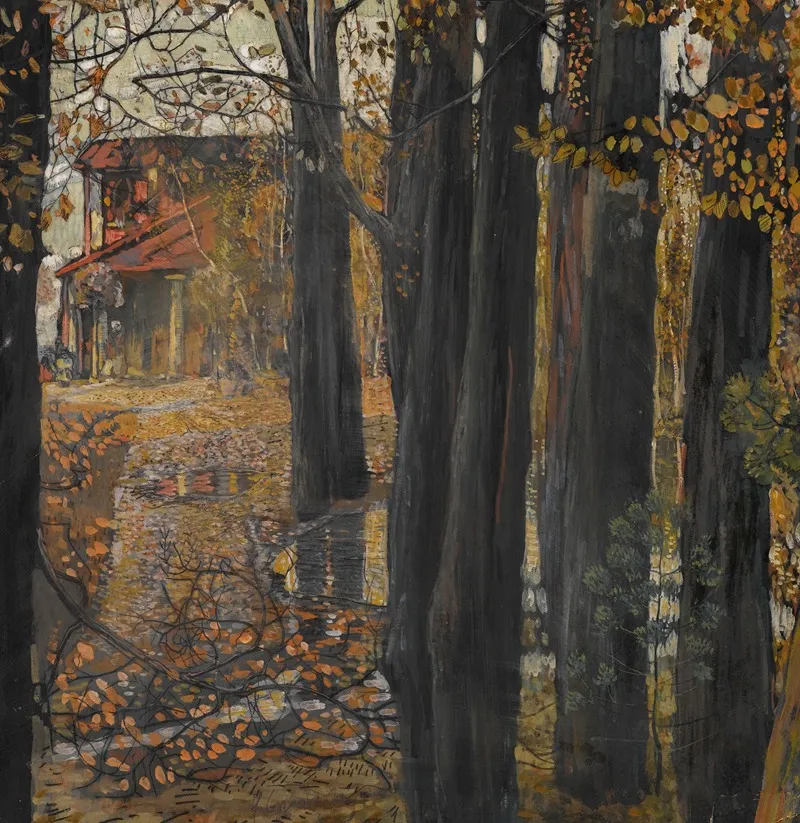Autumn Landscape 13 Wall Art by Isaak Izrailevich Brodsky - High-Resolution Digital Print