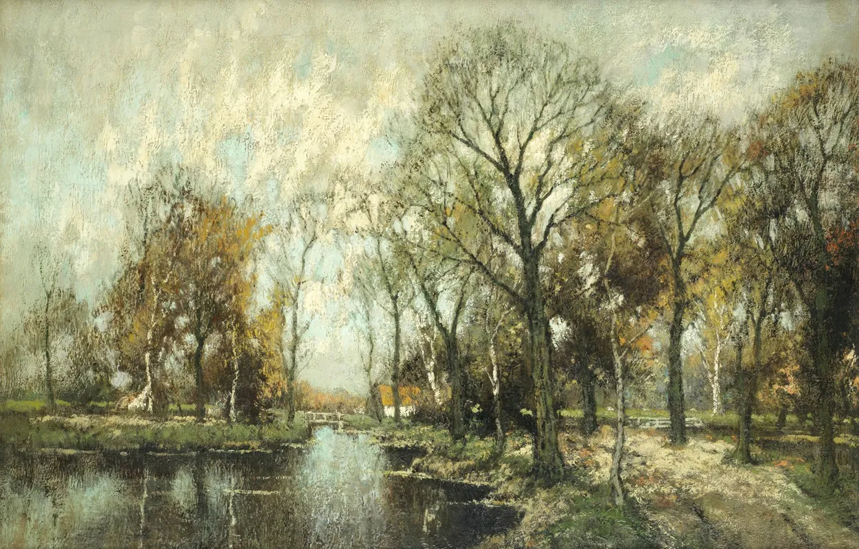 Autumn Landscape 33 Wall Art by Arnold Marc Gorter - High-Resolution Digital Print
