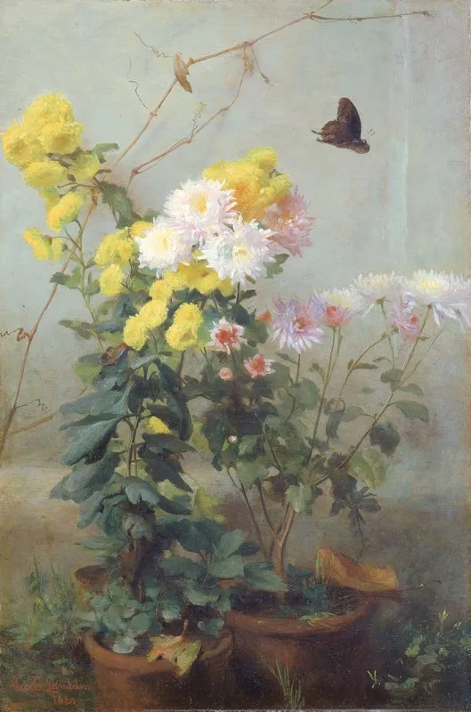 Autumn Sunshine 2 Wall Art by George Cochran Lambdin - High-Resolution Digital Print