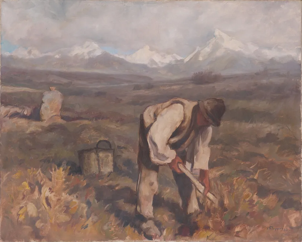 Autumn Work Potato Digging