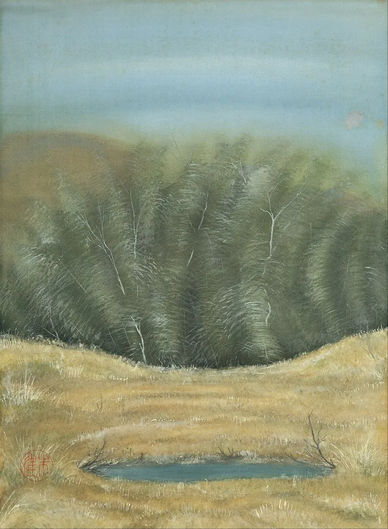 Autumnal Scenery Wall Art by Murakami Kagaku - High-Resolution Digital Print