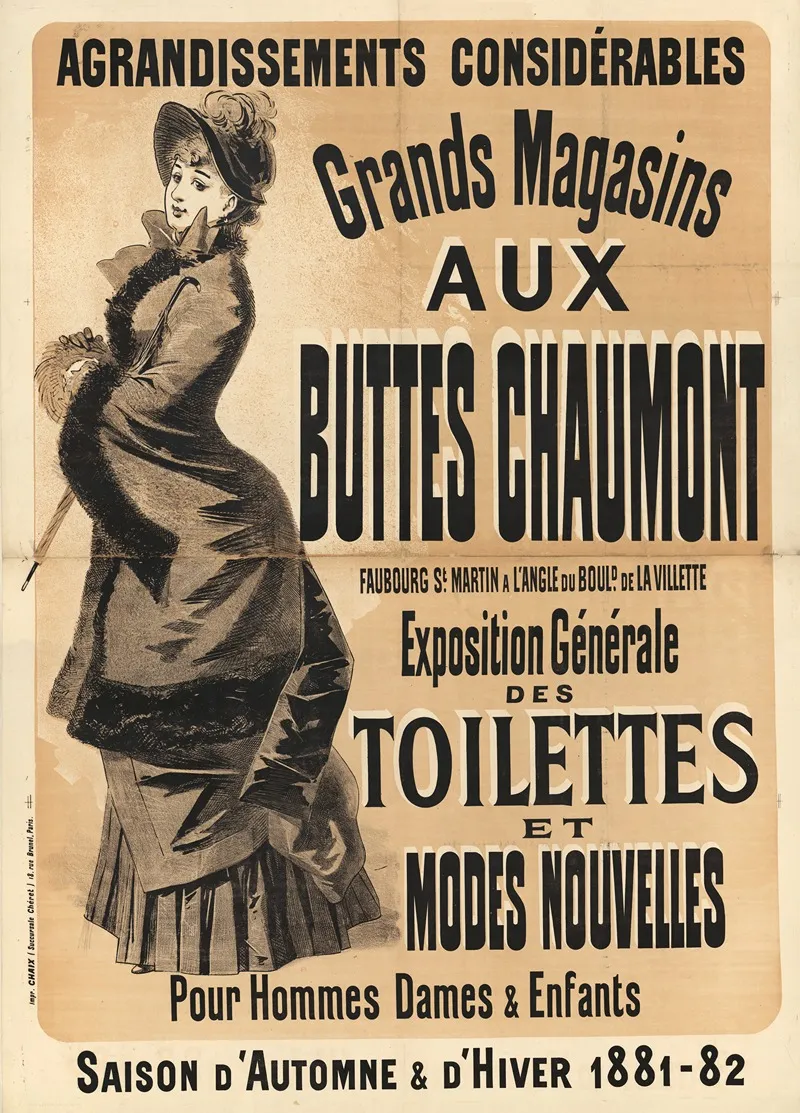 Aux Buttes Chaumont Agrandissements Considerables Grands Magasins Aux Buttes Chaumont