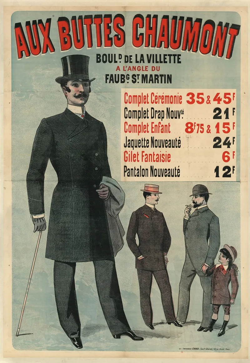 Aux Buttes Chaumont Complet Ceremonie 35 45f Complet Drap Nouveaute 21f