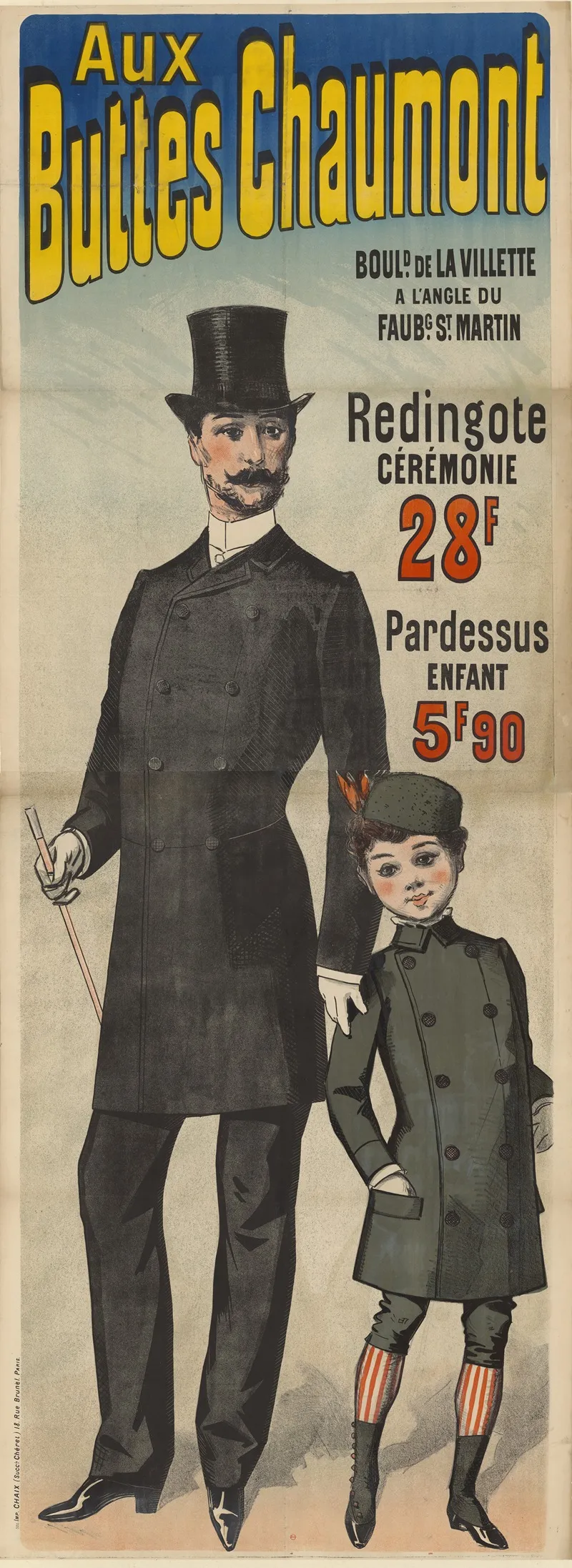 Aux Buttes Chaumont Redingote Ceremonie 28 F Pardessus Enfant 5 F90