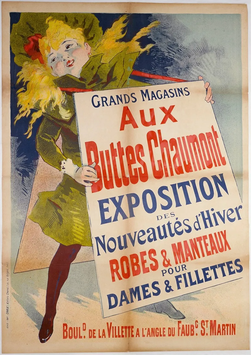 Aux Buttes Chaumont Wall Art by Jules Chéret - Canvas Print
