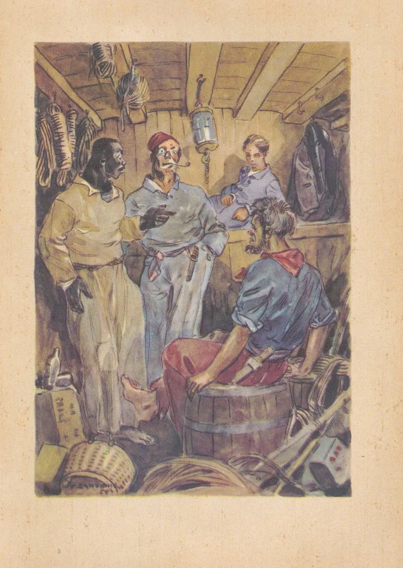 Aventures Darthur Gordon Pym Pl 3 Wall Art by Fernand Lantoine - High-Resolution Digital Print
