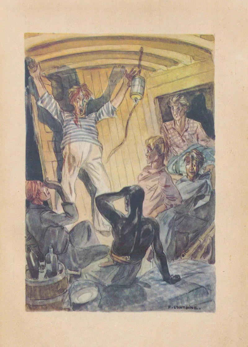 Aventures Darthur Gordon Pym Pl 4 Wall Art by Fernand Lantoine - High-Resolution Digital Print