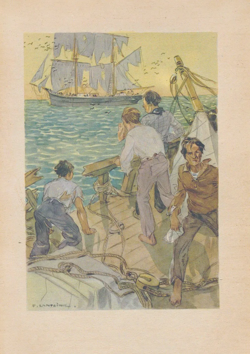 Aventures Darthur Gordon Pym Pl 5 Wall Art by Fernand Lantoine - High-Resolution Digital Print