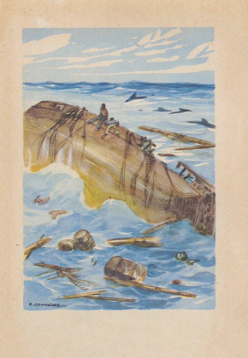 Aventures Darthur Gordon Pym Pl 6 Wall Art by Fernand Lantoine - High-Resolution Digital Print
