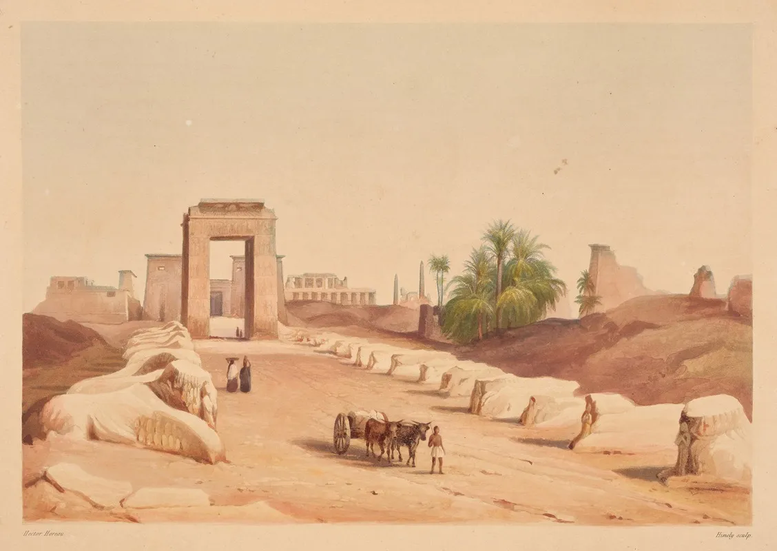 Avenue Des Sphinx Avenue Of The Sphinxes