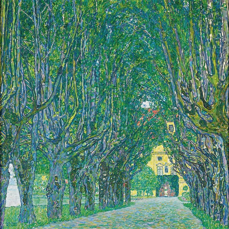 Avenue To The Kammer Castle Wall Art by Gustav Klimt - High-Resolution Digital Print