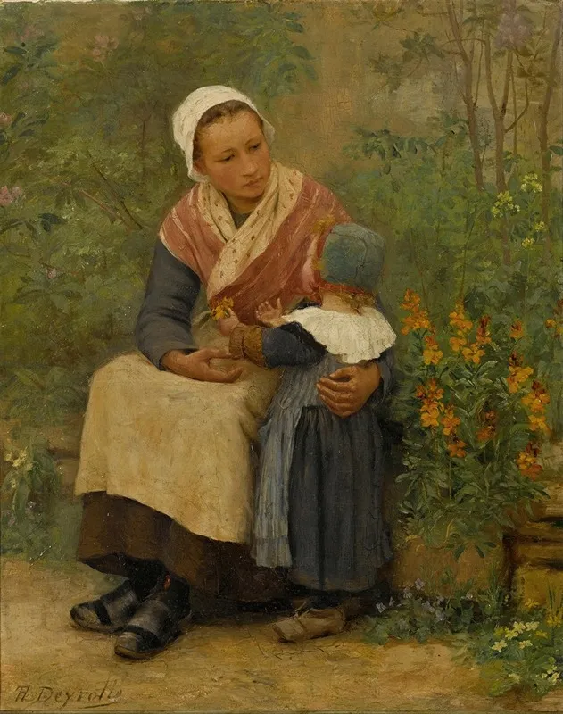 Avril En Bretagne 2 Wall Art by Théophile Louis Deyrolle - High-Resolution Digital Print