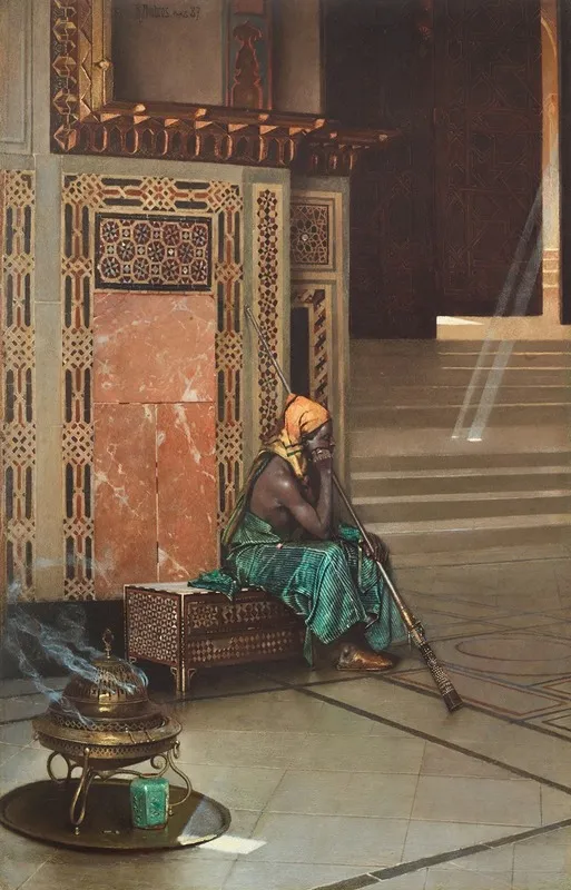 Awaiting The Prayer Wall Art by Raphael von Ambros - High-Resolution Digital Print