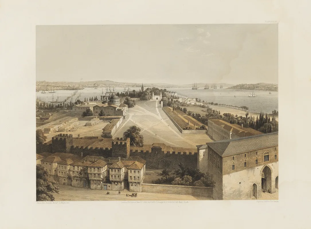 Aya Sofia Constantinople As Recently Restored By Order Of H M The Sultan Abdul Medjid Pl 22