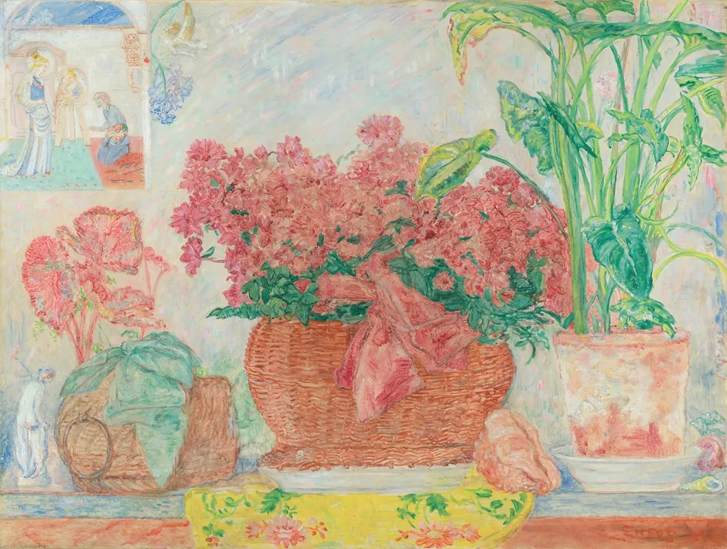 Azaleas 2 Wall Art by James Ensor - High-Resolution Digital Print