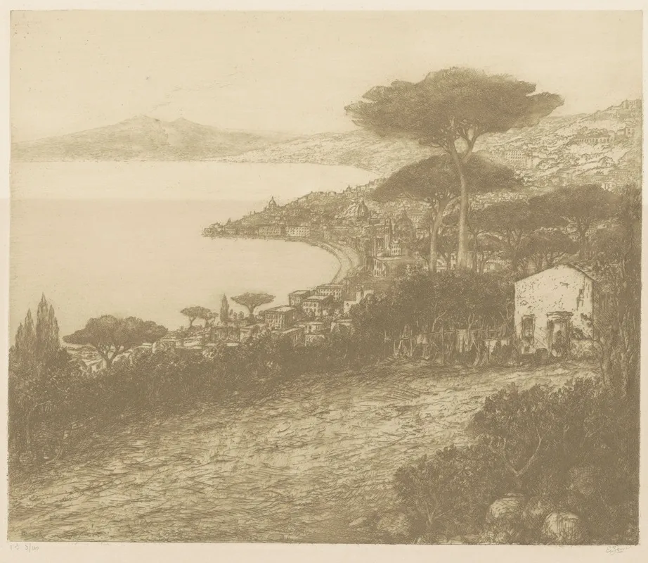 Baai Van Salerno Golf Van Napels