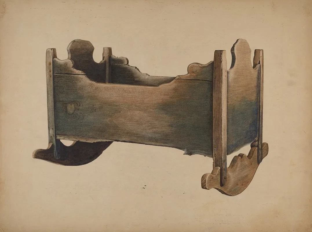 Baby Cradle 3 Wall Art by Harley Kempter - High-Resolution Digital Print