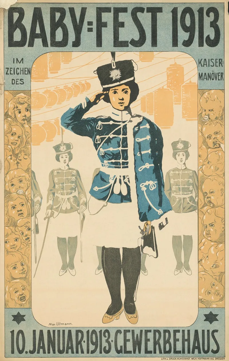 Baby Fest 1913 Wall Art by Max Ullmann - High-Resolution Digital Print