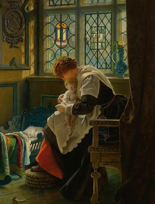 Babys Corner Wall Art by Francis John Wyburd - High-Resolution Digital Print