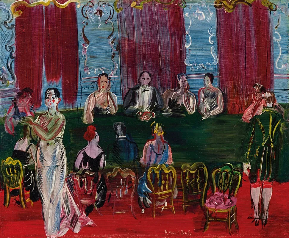 Baccara 2 Wall Art by Raoul Dufy - High-Resolution Digital Print