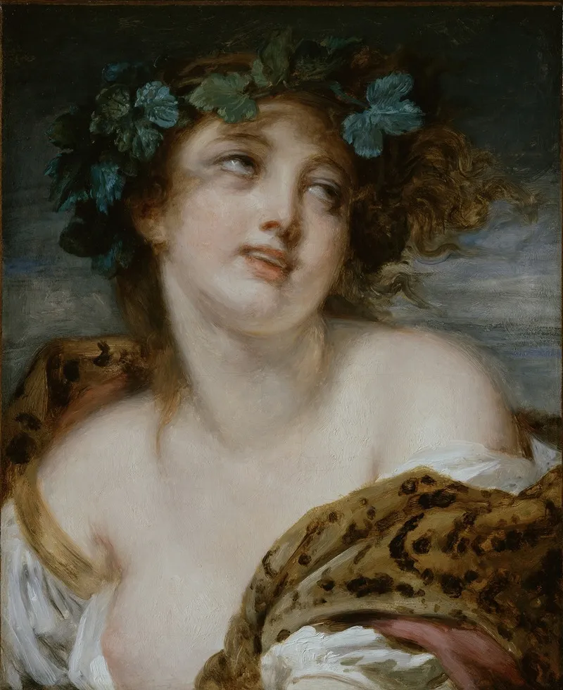 Bacchante 5 Wall Art by Jean-Baptiste Greuze - High-Resolution Digital Print