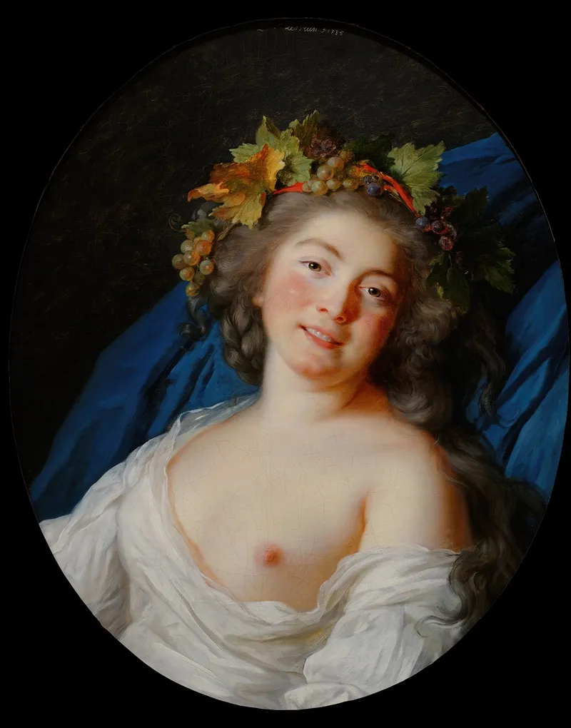 Bacchante Wall Art by Elisabeth Louise Vigée Le Brun - High-Resolution Digital Print