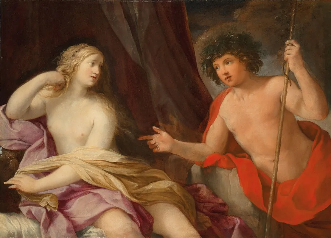 Bacchus And Ariadne 18 Wall Art by Giovanni Andrea Sirani - High-Resolution Digital Print