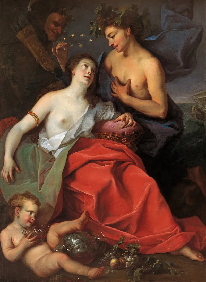 Bacchus And Ariadne 27 Wall Art by Ignazio Stern - High-Resolution Digital Print