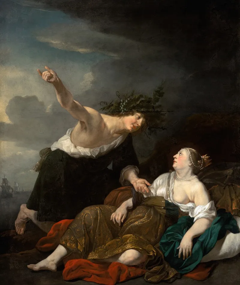 Bacchus And Ariadne 5 Wall Art by Jacob Van Loo - High-Resolution Digital Print